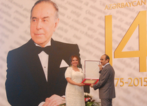 Media representatives receive awards in accordance with Azerbaijani president’s order. Baku, Azerbaijan, Jule 22, 2015